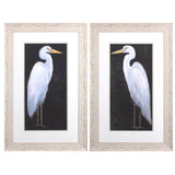 Paragon White Heron S/2 Neutral 34 X 22 X 2 Wall Art