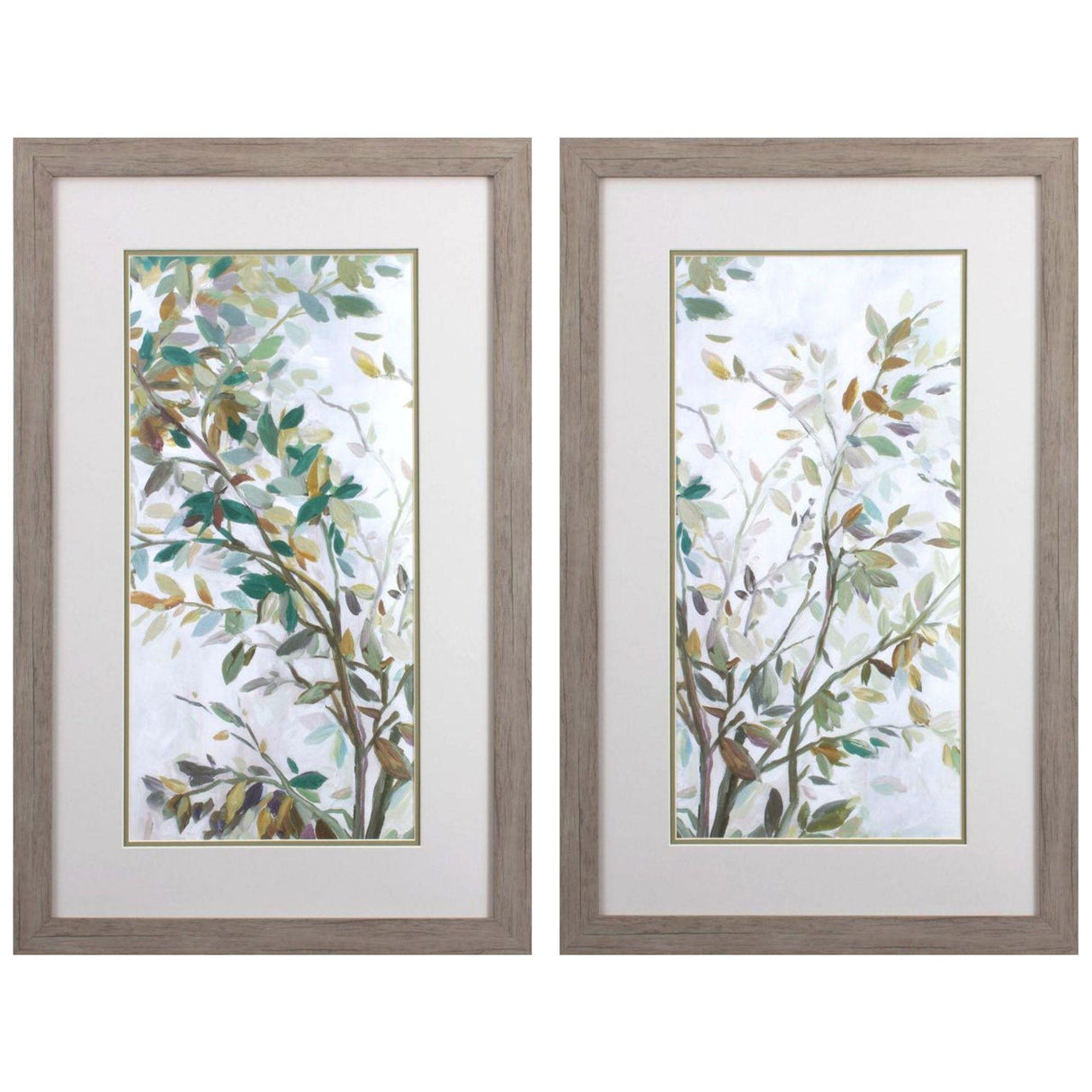Paragon Leaves of Tree S/2 Green 33 X 21 X 2 Wall Art