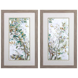 Paragon Leaves of Tree S/2 Green 33 X 21 X 2 Wall Art