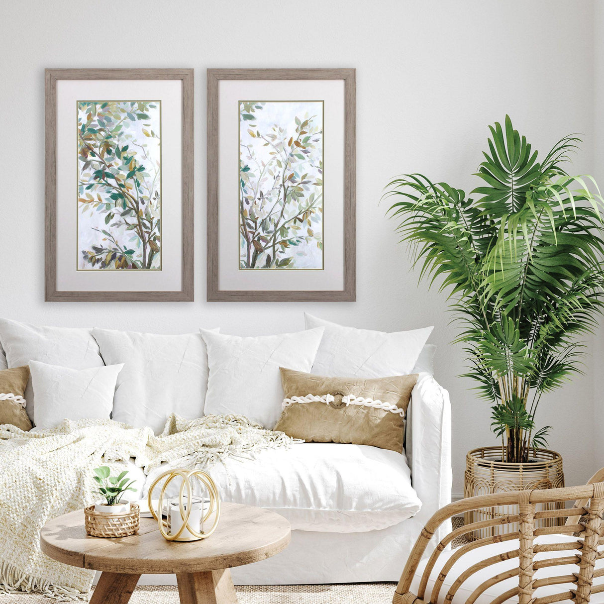 Paragon Leaves of Tree S/2 Green 33 X 21 X 2 Wall Art