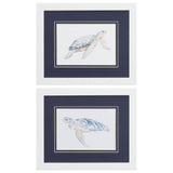 Paragon Turtle Trail S/2 Blue 09 X 11 X 2 Wall Art