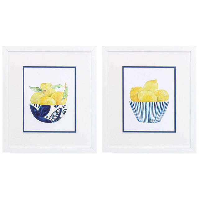 Paragon Bowl of Lemons S/2 Yellow 16 X 14 X 2 Wall Art