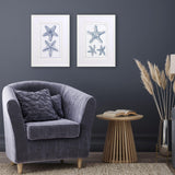 Paragon Blue Sea Stars B S/2 Blue 25 X 19 X 2 Wall Art