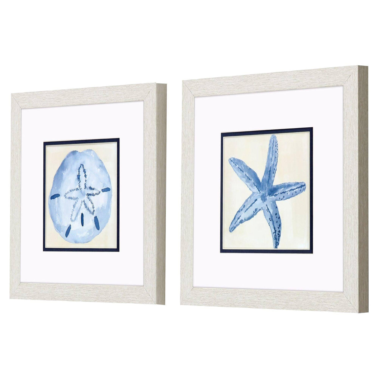 Paragon Coastal Watercolor A S/2 Blue 11 X 11 X 1 Wall Art