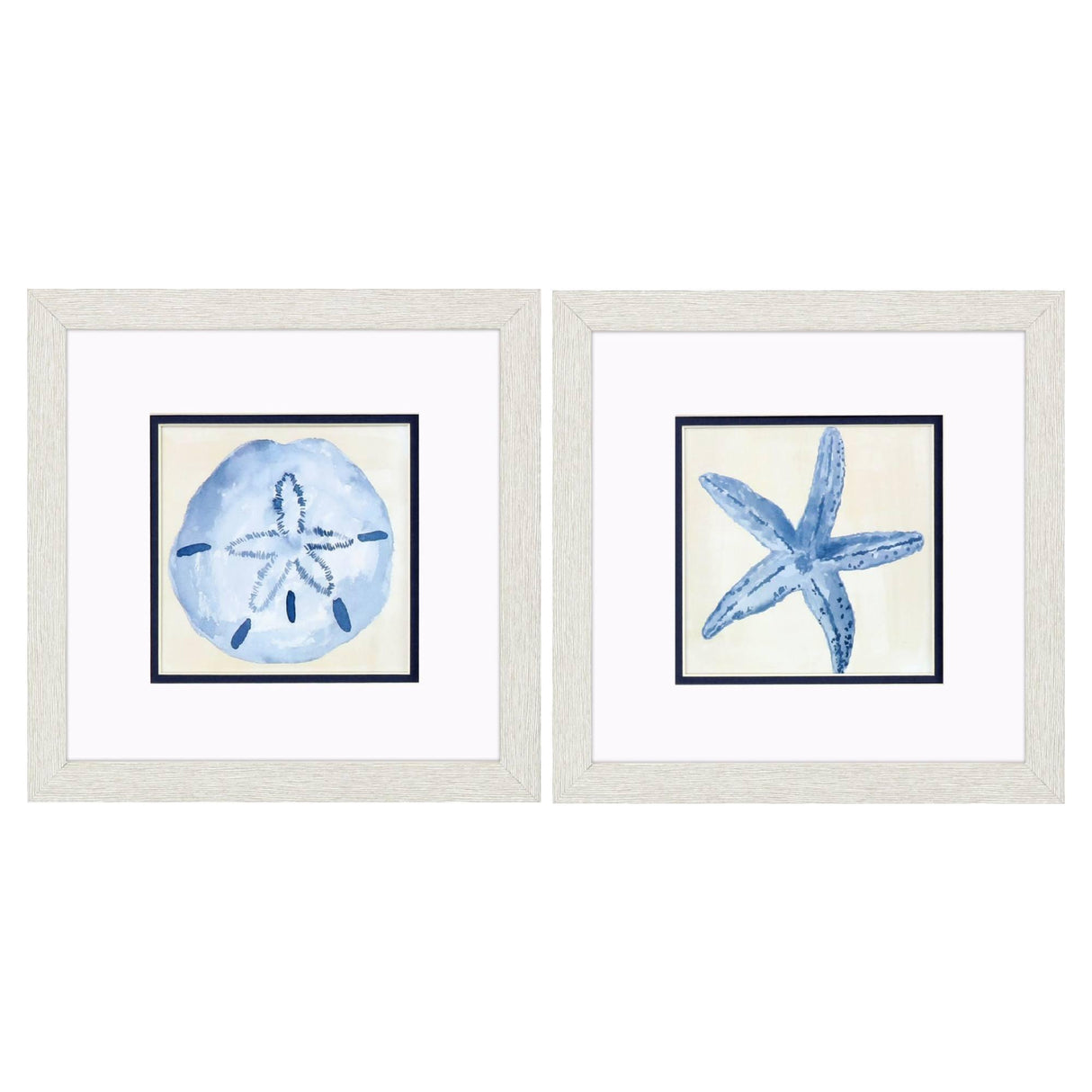 Paragon Coastal Watercolor A S/2 Blue 11 X 11 X 1 Wall Art