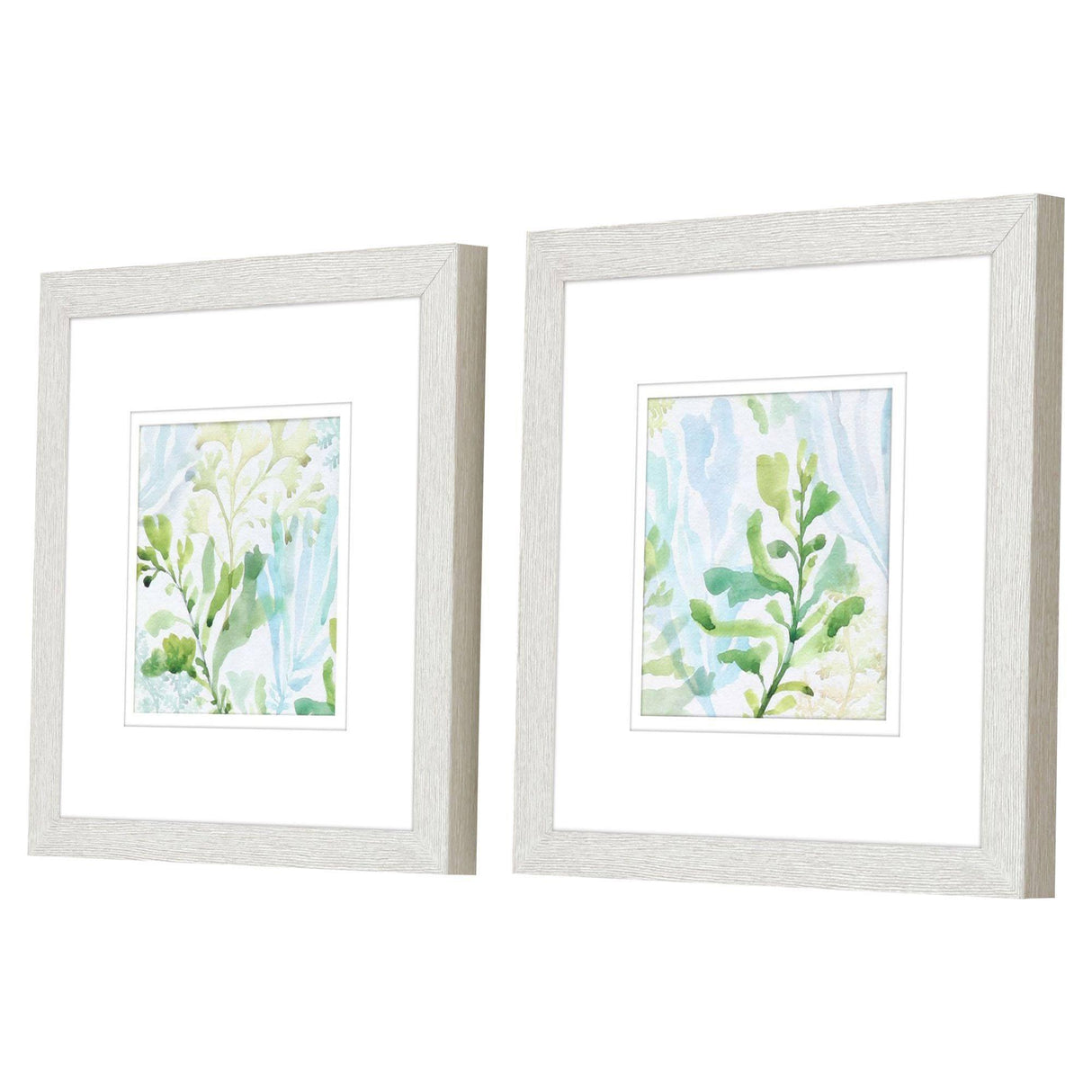 Paragon Seaweed Scramble S/2 Blue 11 X 11 X 1 Wall Art