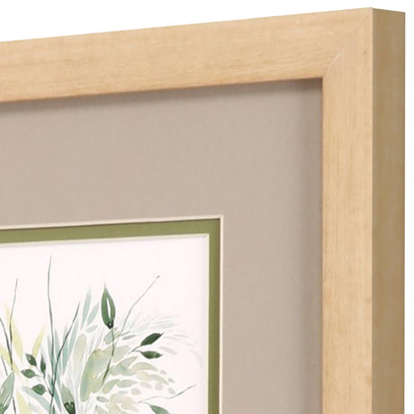 Paragon Greenery Bouquet S/2 Green 12 X 12 X 1 Wall Art