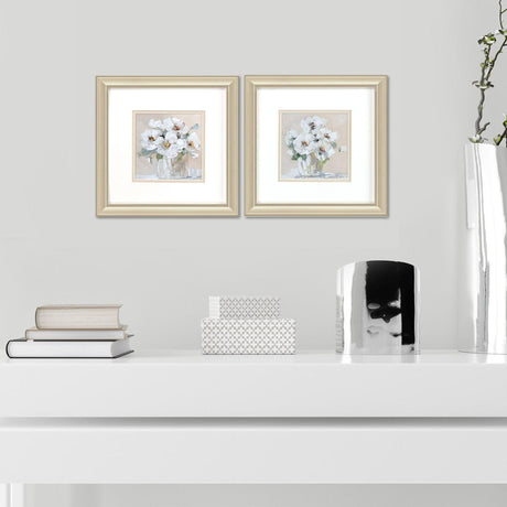 Paragon Soft Whites S/2 Neutral 12 X 12 X 1 Wall Art