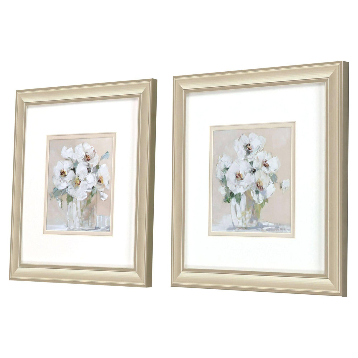 Paragon Soft Whites S/2 Neutral 12 X 12 X 1 Wall Art