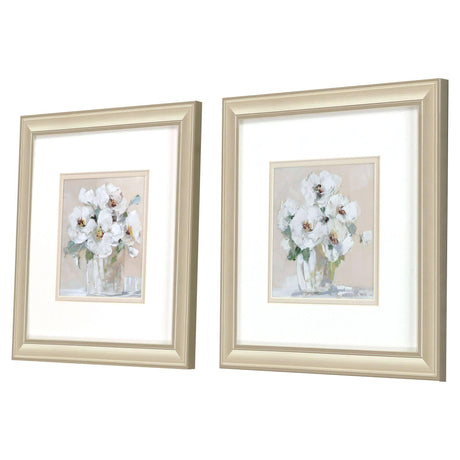 Paragon Soft Whites S/2 Neutral 12 X 12 X 1 Wall Art