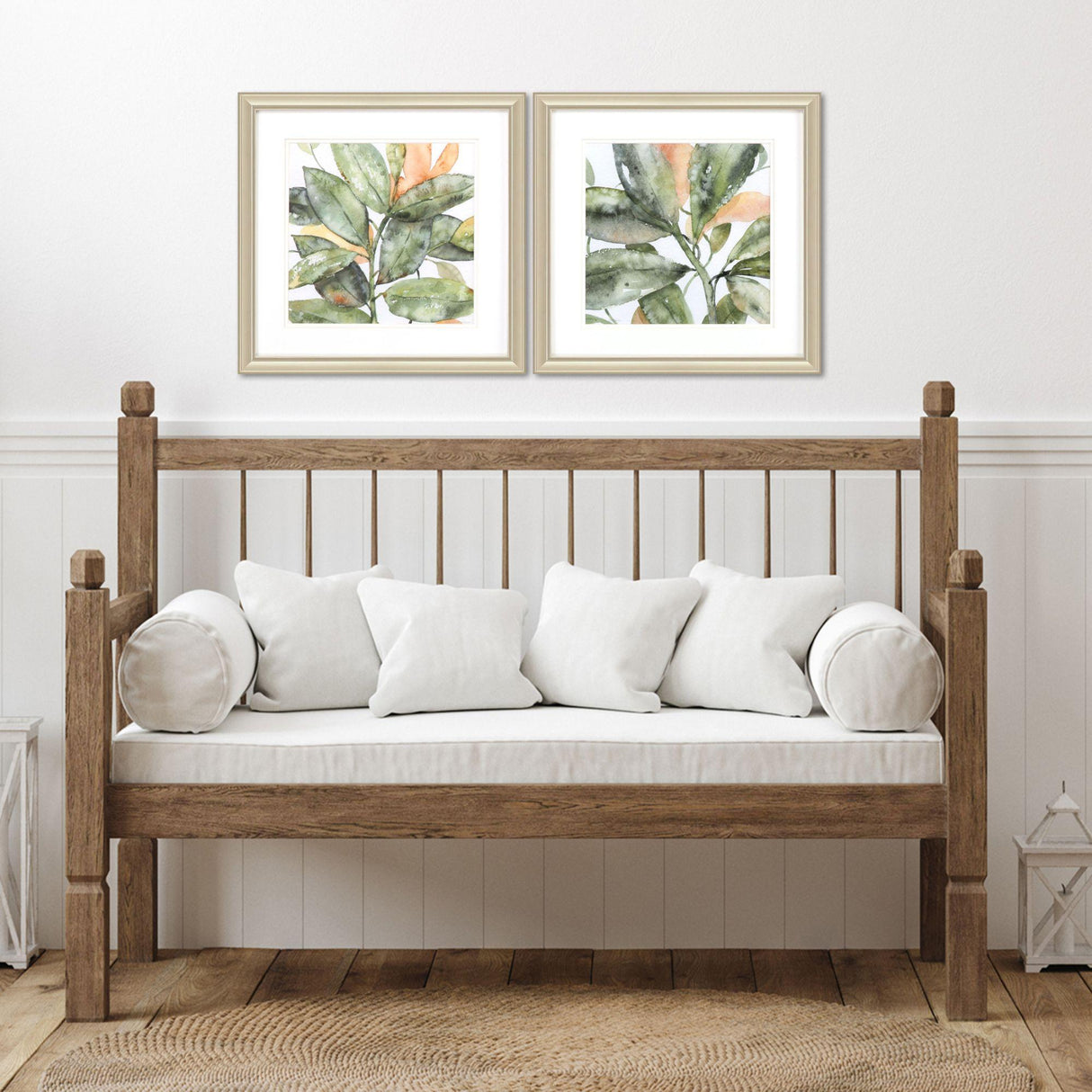 Paragon Plant Life S/2 Green 18 X 18 X 1 Wall Art