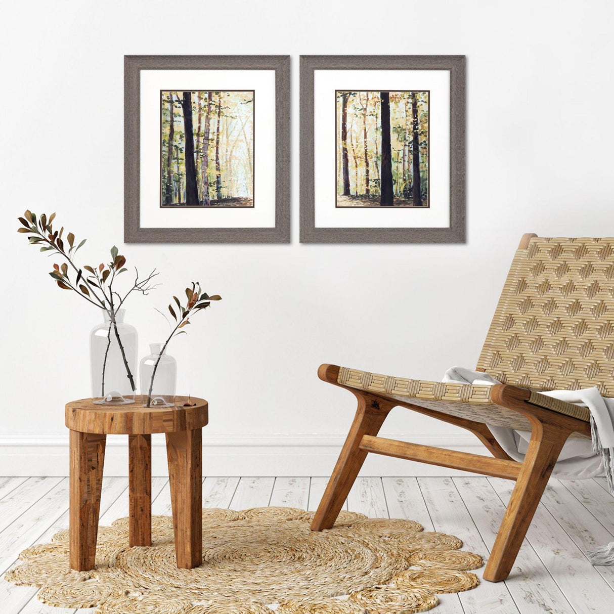 Paragon Autumn Forest S/2 Brown 22 X 19 X 1 Wall Art
