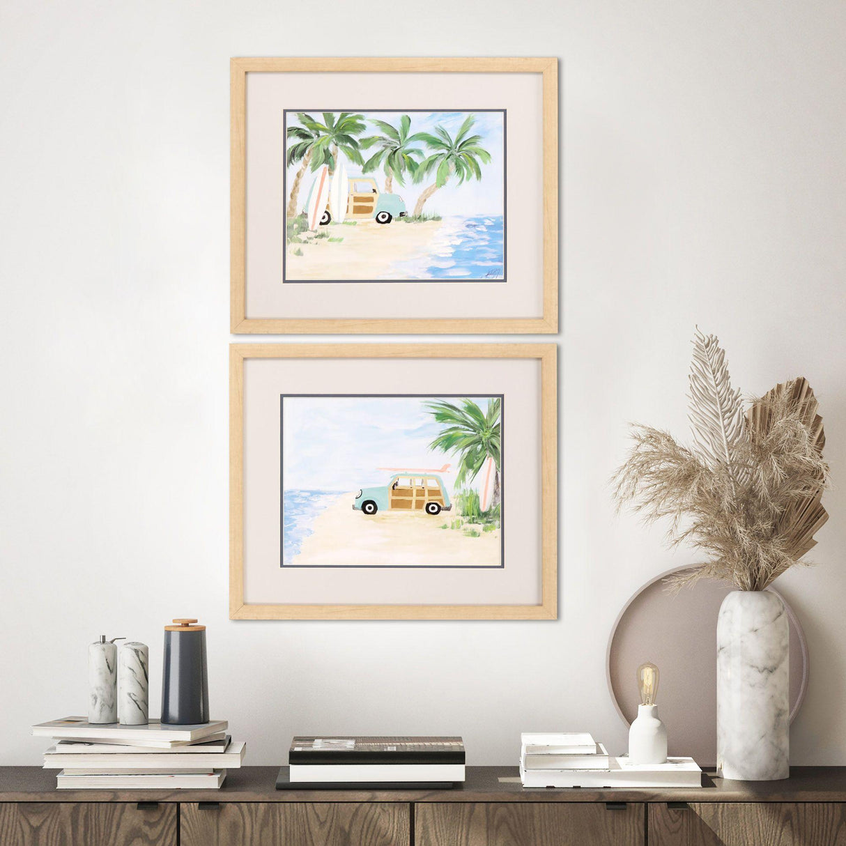 Paragon Tropical Vacation S/2 Green 18 X 21 X 1 Wall Art