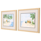 Paragon Tropical Vacation S/2 Green 18 X 21 X 1 Wall Art