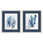 Paragon Coral Plant S/2 Blue 20 X 17 X 1 Wall Art