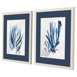 Paragon Coral Plant S/2 Blue 20 X 17 X 1 Wall Art