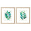 Paragon Palm Frond Flow B S/2 Turquoise 22 X 19 X 1 Wall Art