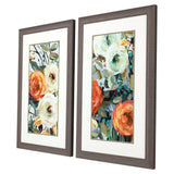 Paragon Floral Warmth S/2 Green 33 X 21 X 1 Wall Art