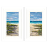 Paragon Beach View Panel S/2 Blue 33 X 21 X 2 Wall Art