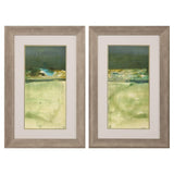 Paragon Winter Solitude S/2 Green 35 X 23 X 2 Wall Art