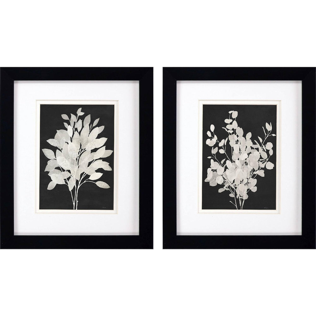 Paragon Misty Branches S/2 Black 11 X 09 X 2 Wall Art