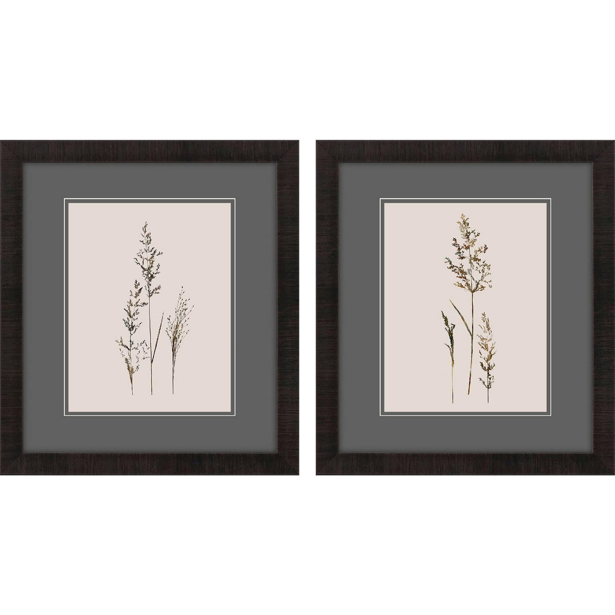 Paragon Delicate Stems S/2 Black 17 X 15 X 2 Wall Art