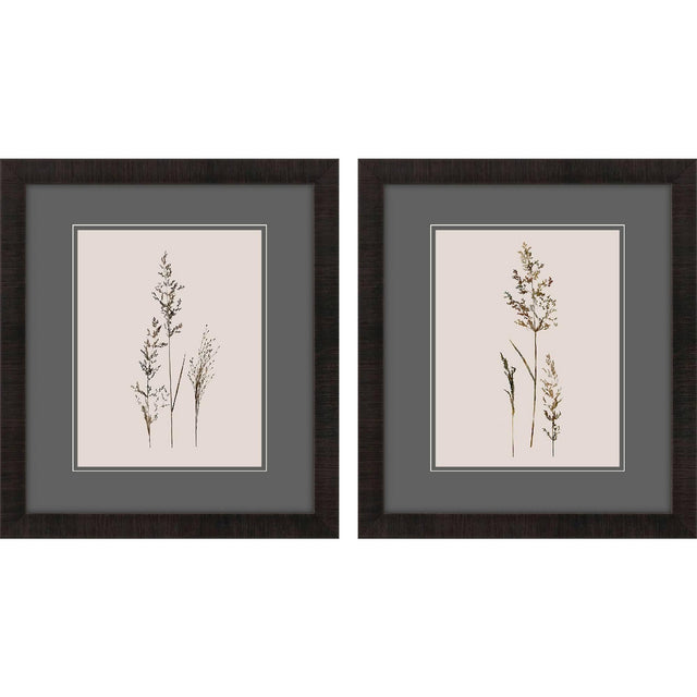 Paragon Delicate Stems S/2 Black 17 X 15 X 2 Wall Art