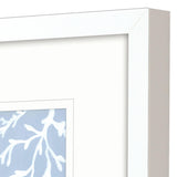 Paragon Shell Silhouettes S/2 Blue 16 X 14 X 2 Wall Art