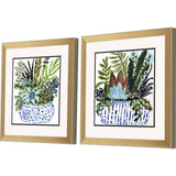 Paragon Succulent Garden I S/2 Blue 18 X 18 X 2 Wall Art