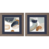 Paragon Hushed Nature S/2 Blue 19 X 19 X 1 Wall Art