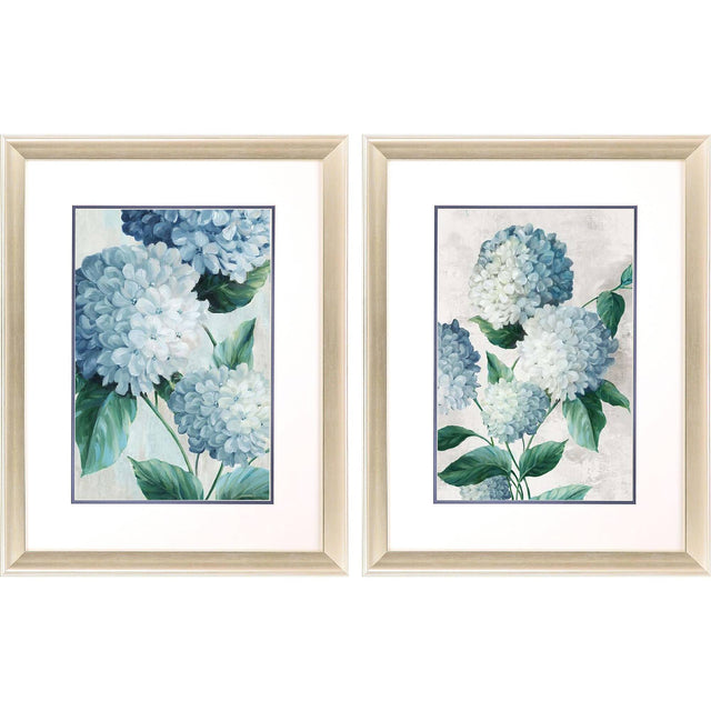 Paragon Hydrangea Blooms S/2 Blue 27 X 21 X 1 Wall Art