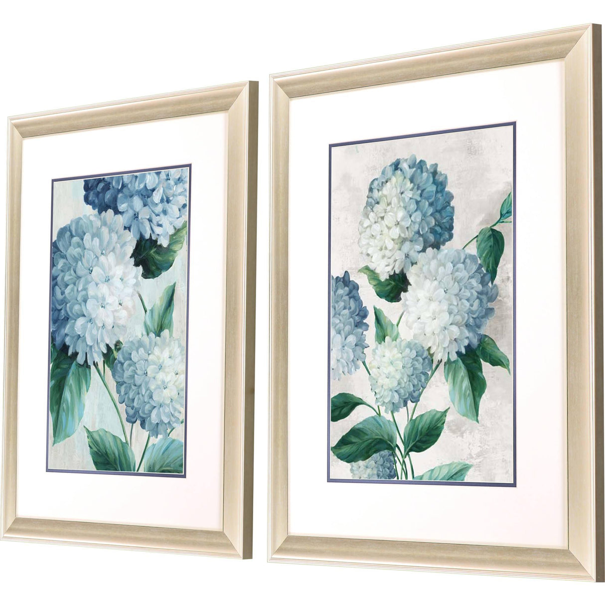 Paragon Hydrangea Blooms S/2 Blue 27 X 21 X 1 Wall Art