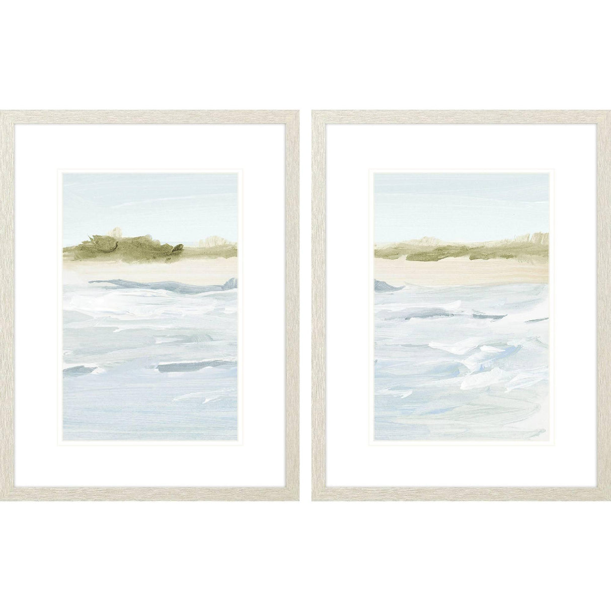 Paragon View of the Shore S/2 Blue 25 X 19 X 1 Wall Art