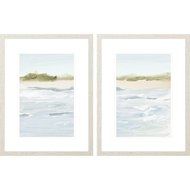 Paragon View of the Shore S/2 Blue 25 X 19 X 1 Wall Art