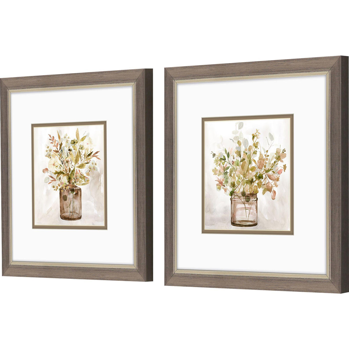 Paragon Earthy Garden S/2 Green 11 X 11 X 1 Wall Art