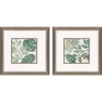 Paragon Green Indian Summer S/2 Green 11 X 11 X 1 Wall Art