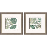 Paragon Green Indian Summer S/2 Green 11 X 11 X 1 Wall Art