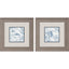 Paragon Seabed Scene A S/2 Blue 13 X 13 X 1 Wall Art