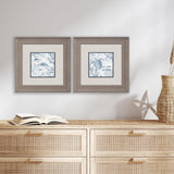 Paragon Seabed Scene A S/2 Blue 13 X 13 X 1 Wall Art