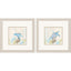 Paragon Blue Sea Turtle S/2 Blue 11 X 11 X 1 Wall Art