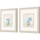 Paragon Blue Sea Turtle S/2 Blue 11 X 11 X 1 Wall Art