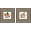 Paragon Amanita Mushroom S/2 Orange 11 X 11 X 1 Wall Art