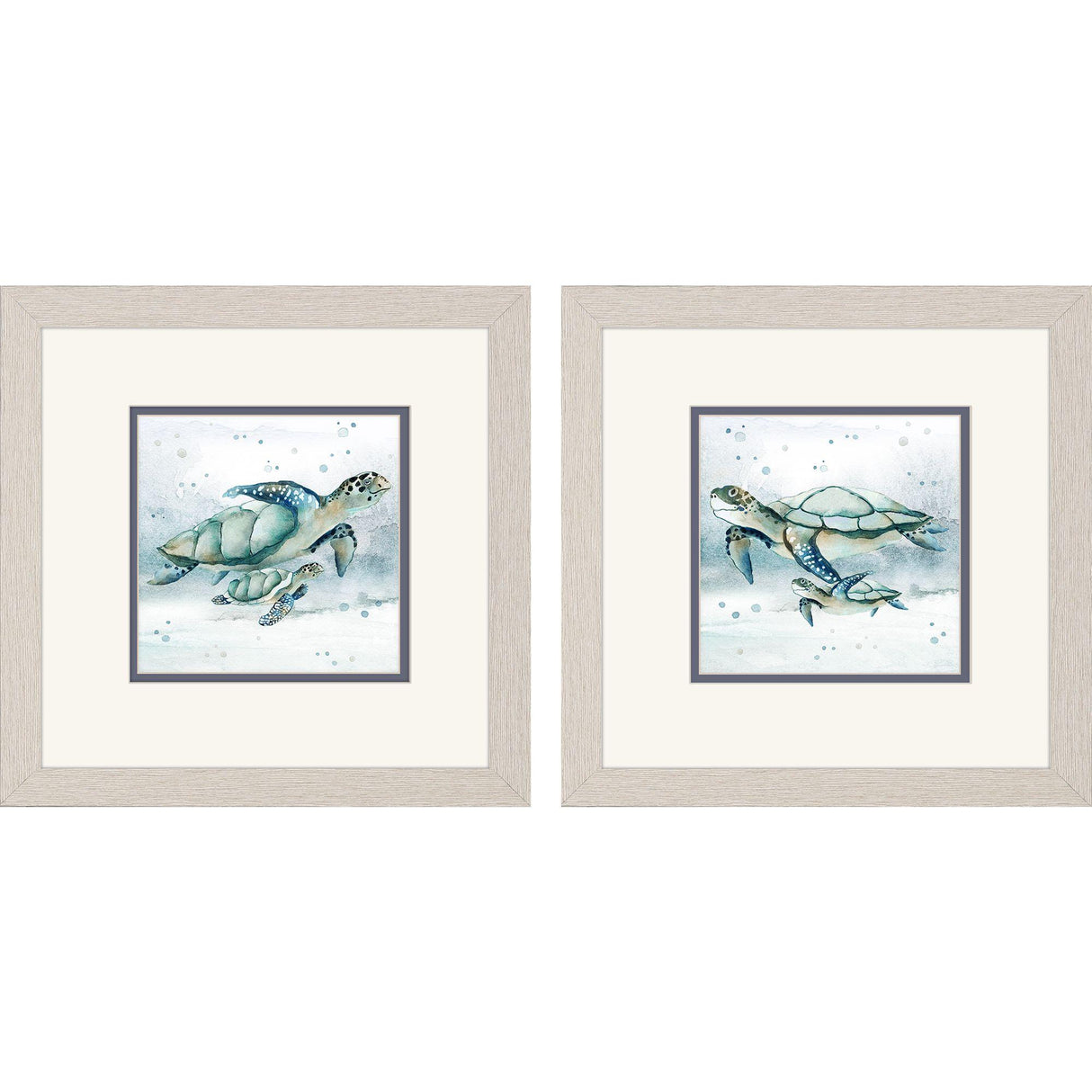 Paragon Swim Lessons S/2 Blue 11 X 11 X 1 Wall Art
