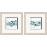 Paragon Swim Lessons S/2 Blue 11 X 11 X 1 Wall Art