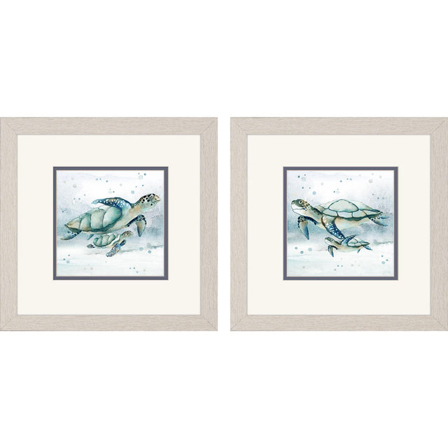 Paragon Swim Lessons S/2 Blue 11 X 11 X 1 Wall Art