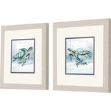 Paragon Swim Lessons S/2 Blue 11 X 11 X 1 Wall Art