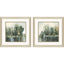 Paragon Textured Treeline S/2 Green 18 X 18 X 1 Wall Art