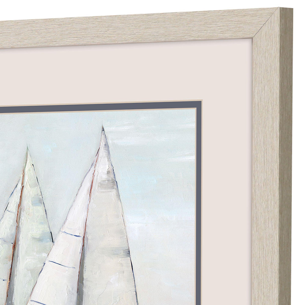 Paragon Close Sail S/2 Blue 17 X 17 X 1 Wall Art