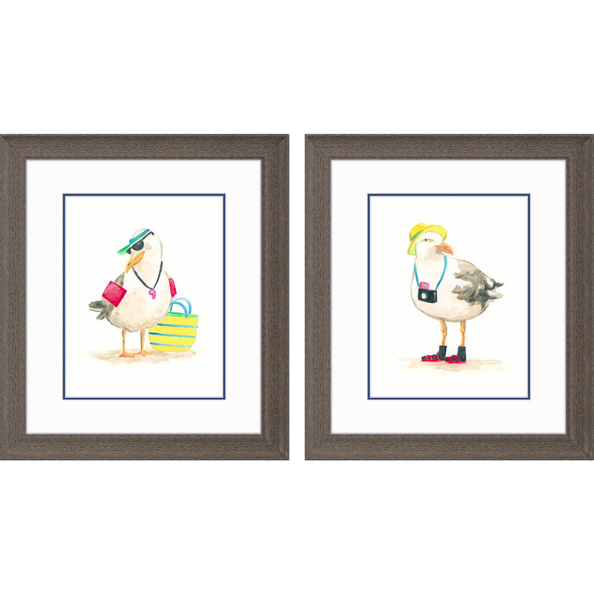 Paragon Beach Bum A S/2 Multi 22 X 19 X 1 Wall Art