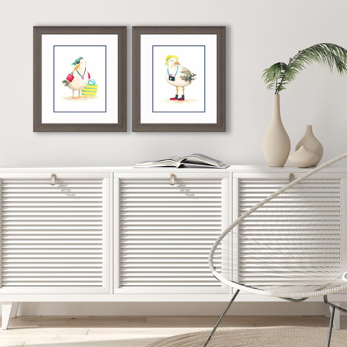 Paragon Beach Bum A S/2 Multi 22 X 19 X 1 Wall Art